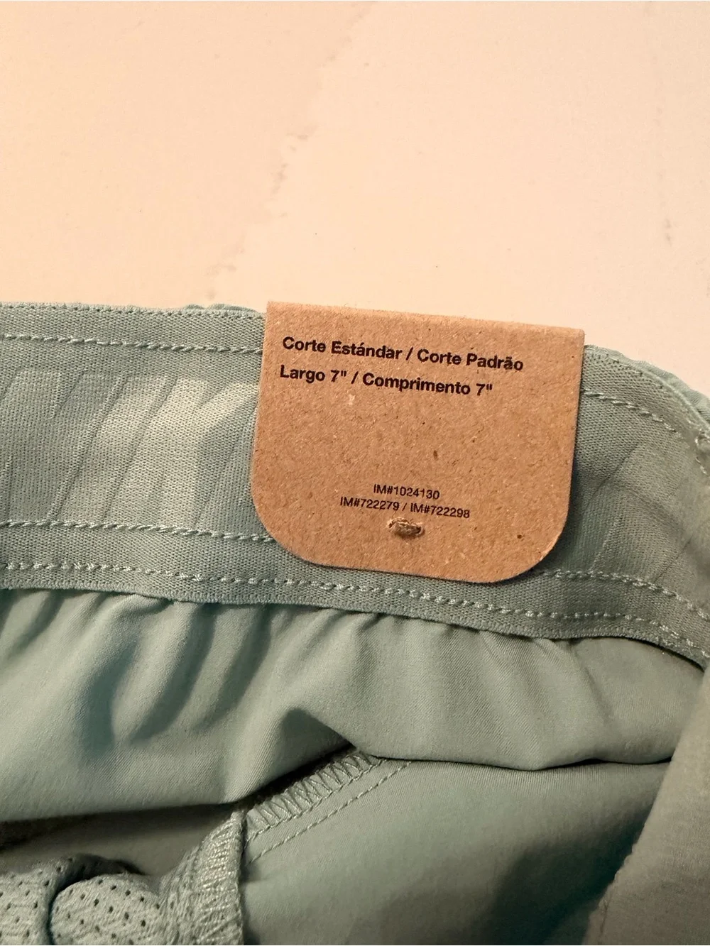 Nike Men’s Mint Green Athletic Shorts